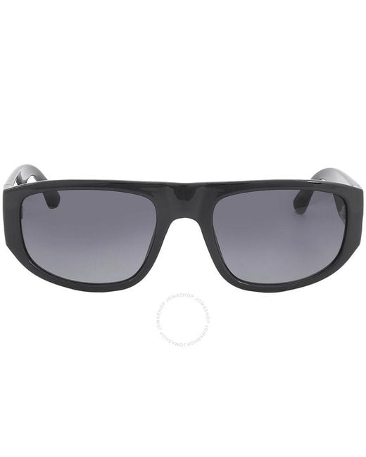 Guess Gray Gradient Smoke Rectangular Sunglasses Gf5107 01b 54 for men