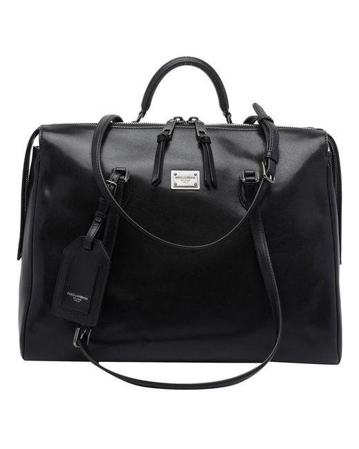 Dolce & Gabbana Black Dolce&Gabbana Big Vittoria Handbag for men