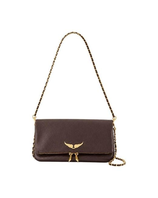 Zadig & Voltaire Brown Rock Crossbody Bag