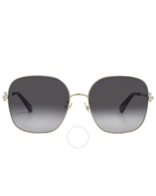 Kate Spade Gray Shaded Square Sunglasses Talya/f/s 0rhl/9o 59
