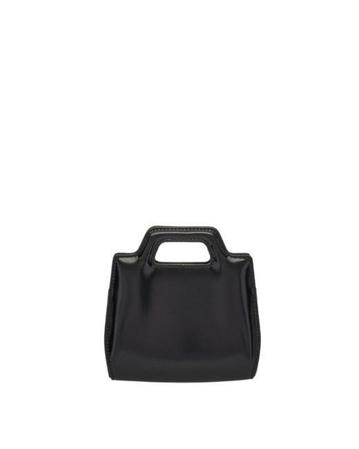Ferragamo Black Wanda Micro Leather Shoulder Bag
