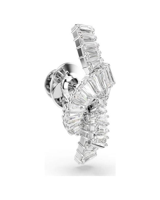 Swarovski Metallic Matrix Baguette Cut Tack Pin for men