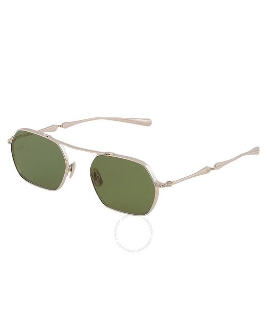 Mr. Leight Ryder S Semi-flat Diamond Green Geometric Sunglasses ml4028-52-gg/sfdmdgrn