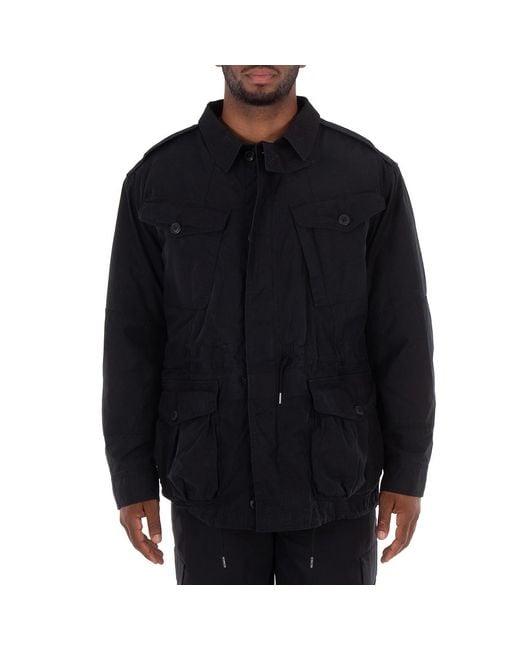Polo Ralph Lauren Black Field Reversible Cotton Jacket for men