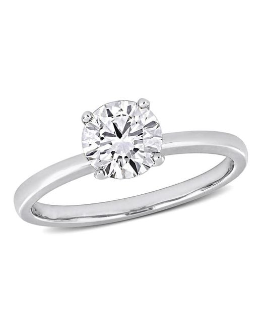 Created Forever White 1Ct Tdw Lab-Created Diamond Solitaire Engagement Ring