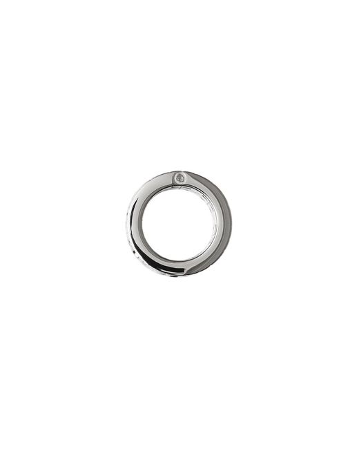 Burberry Metallic Sterling Rose Monogram Ring