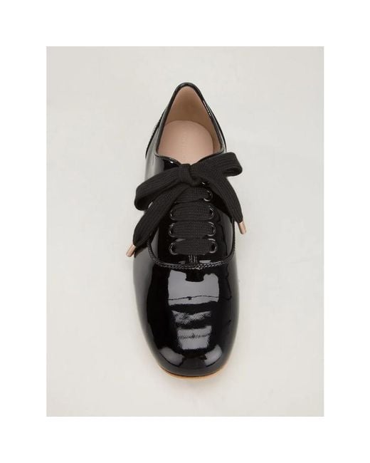 Hogan Black Patent-Leather Oxford Shoes