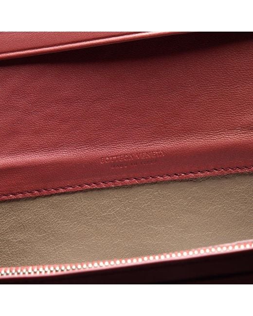 Bottega Veneta Blue Intrecciato Long Leather Wallet for men