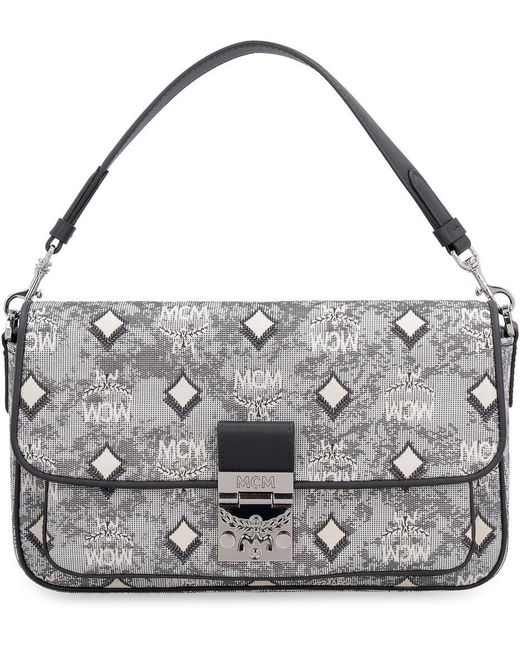 Silver mcm clearance crossbody