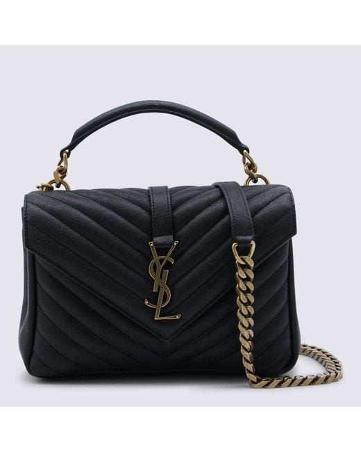 Saint Laurent Black Bags Lamb Leather