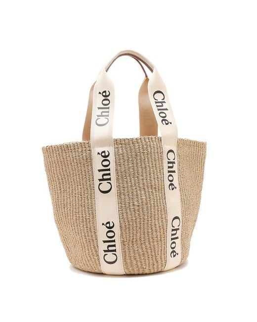 Chloé Metallic Chlo Large Woody Basket Bag for men