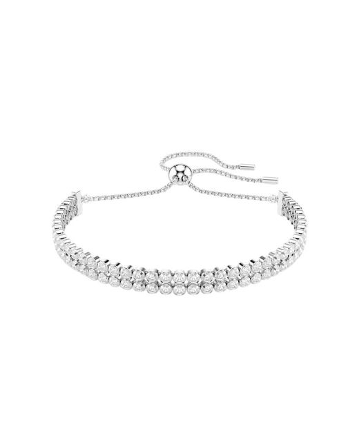 Swarovski Metallic Matrix Tennis Bracelet