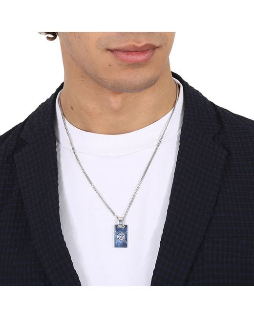 Gucci Metallic Ghost Pendant Necklace for men