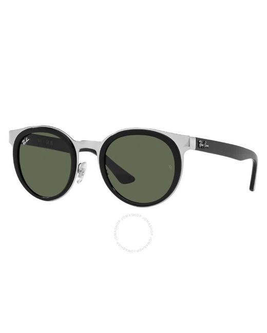 Ray-Ban Green Bonnie Dark Round Sunglasses Rb3710 003/71 50