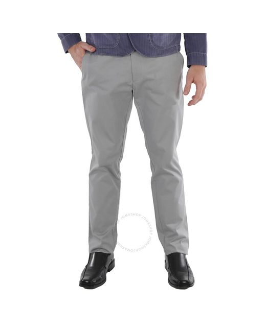 Burberry Gray Slim-fit Chinos for men