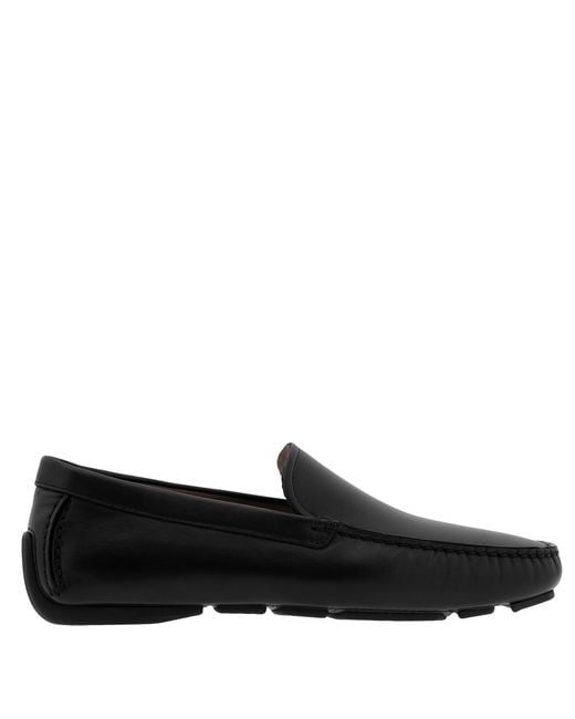 Bally Black Walton Leather Drivers, Brand Size 5 Us Size 6 for men