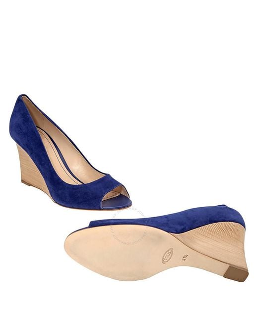 Tod's Blue S Wedge Tte