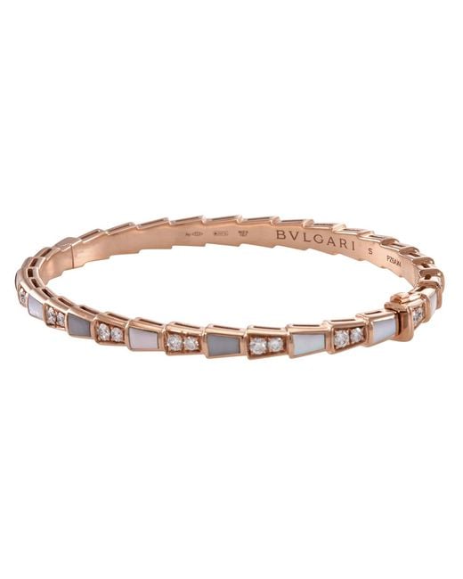 BVLGARI Metallic Serpenti Viper Rose Bracelet