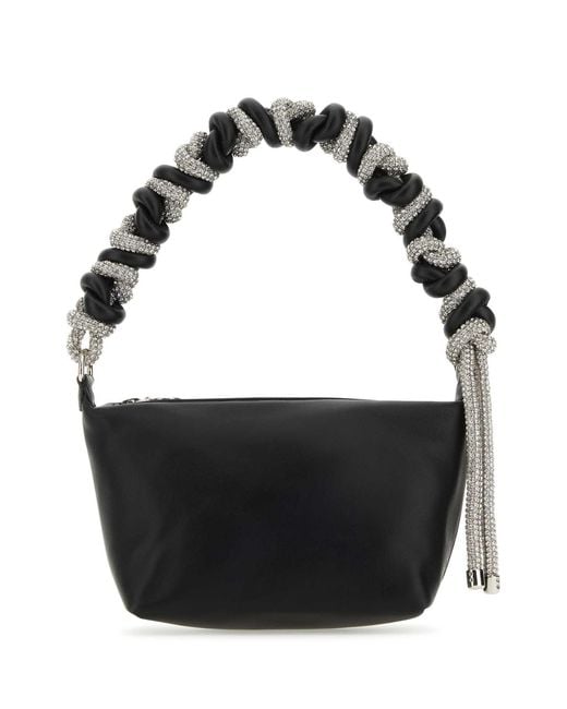 Kara Black Nappa Leather Handbag