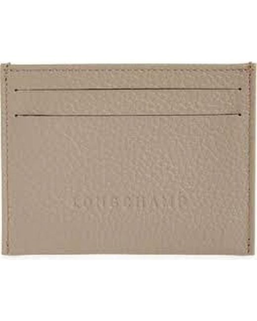 Longchamp Natural Le Foulonne Cardholder
