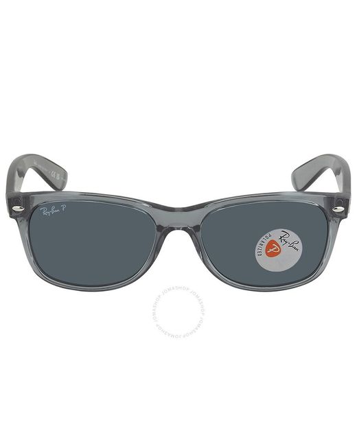 Ray-Ban New Wayfarer Classic Polarized Dark Blue Sunglasses