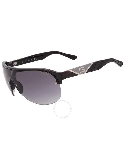 Guess Blue Smoke Gradient Square Sunglasses Gf5066 01b 00 for men