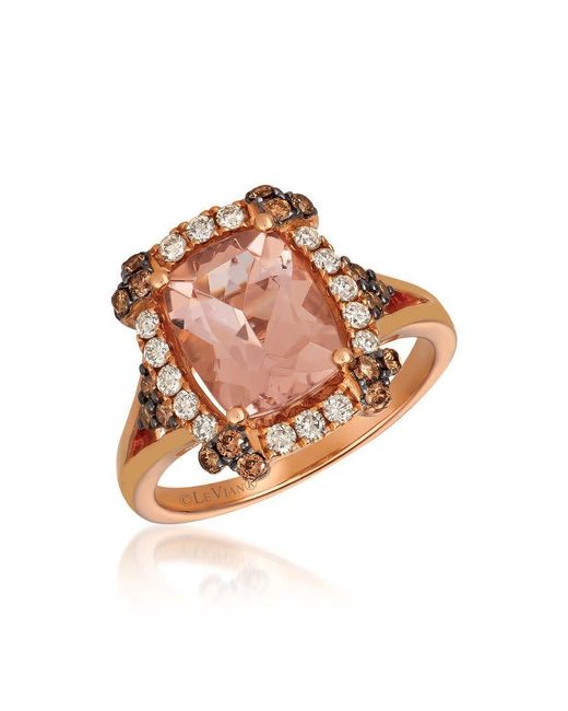 Le Vian Pink Ladies Peach Morganite Collection Rings Set