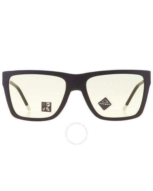 Oakley Black Nxtvl Prizm Gaming Rectangular Sunglasses for men