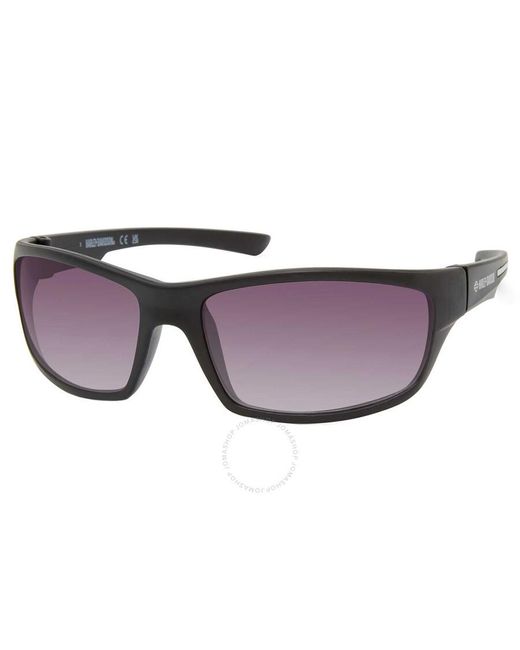 Harley Davidson Purple Smoke Gradoent Sport Sunglasses Hd0153v 02b 62 for men