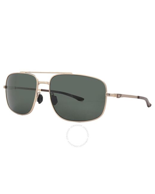 Under Armour Gray Green Navigator Sunglasses Ua 0015/g/s 0cgs/qt 59 for men