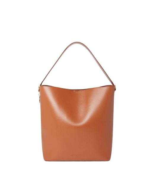 Stella McCartney Brown Frayme Faux-Leather Tote Bag