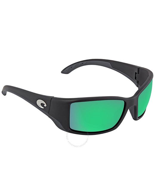 Costa Del Mar Blackfin Green Mirror Polarized Glass Sunglasses Bl 11 Ogmglp 62 for men