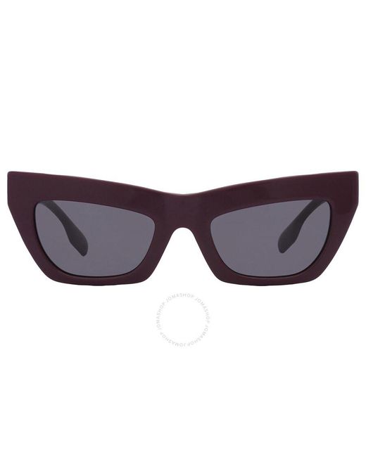 Burberry Purple Dark Grigio Cat Eye Sunglasses Be4405 397987 51