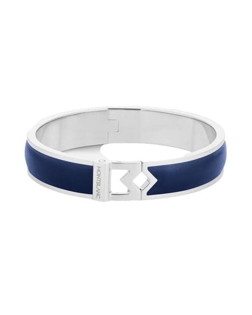 Montblanc Blue M Logo Bracelet for men