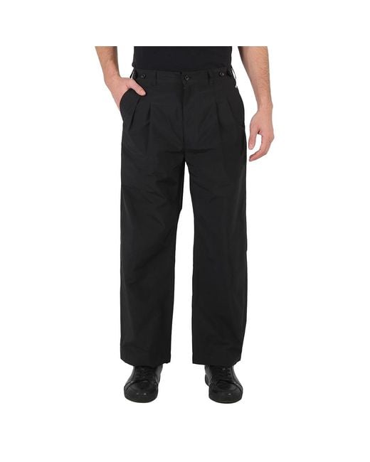 Children of the discordance Black Embroidered Wide-Leg Trousers, Brand Size 2 for men