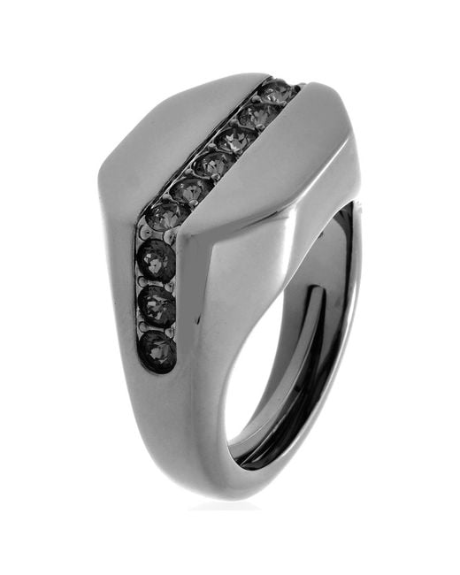 Swarovski Metallic Dextera Octagon Shape Ring for men