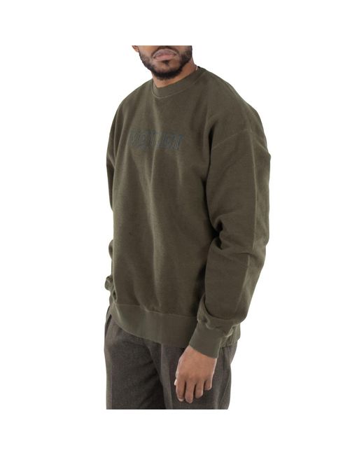 McQueen Green Sweatshirt With Logo for men