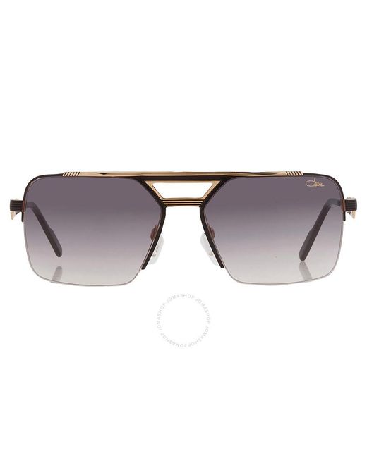Cazal Brown Grey Gradient Navigator Sunglasses 9102 001 61