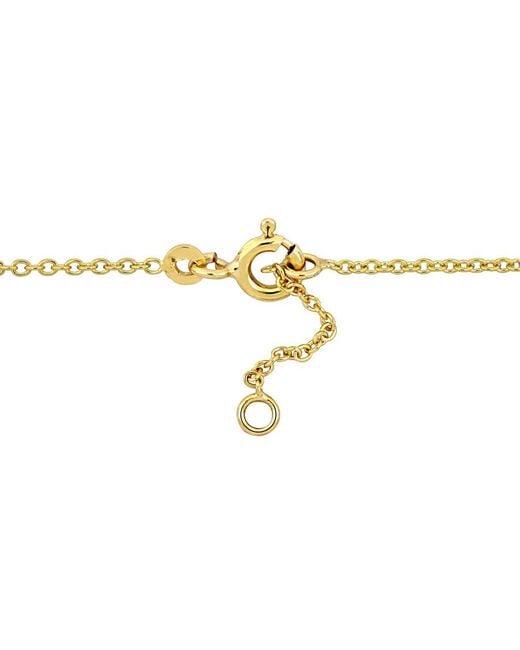 Amour Metallic Enamel Heart Charm Rolo Chain Link Bracelet