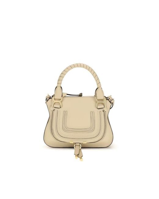 Chloé Natural Chlo Marcie Shoulder Bag