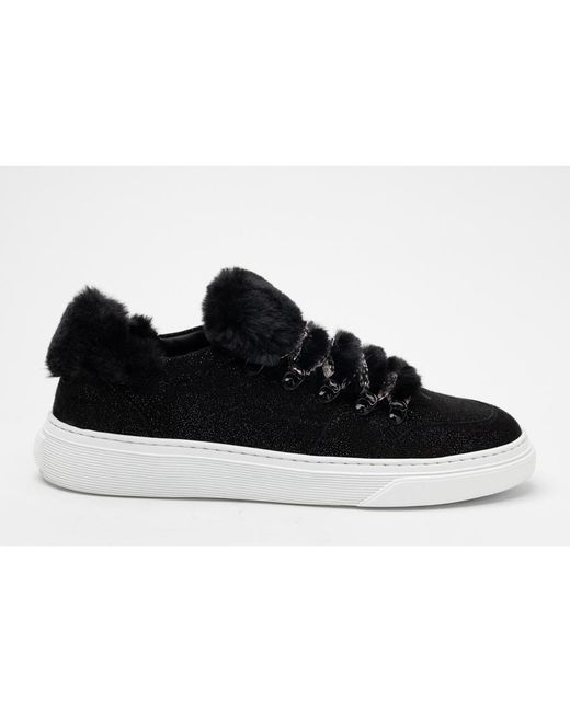 Hogan Black Ladies Sneakers, Us