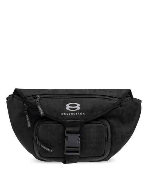 Balenciaga Black Ripstop Nylon Large Unity Beltpack for men