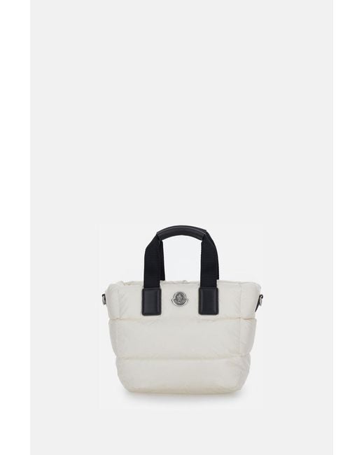 Moncler White Caradoc Mini Bag