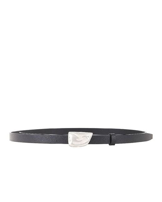Burberry Black Signature Shield Leather Belt