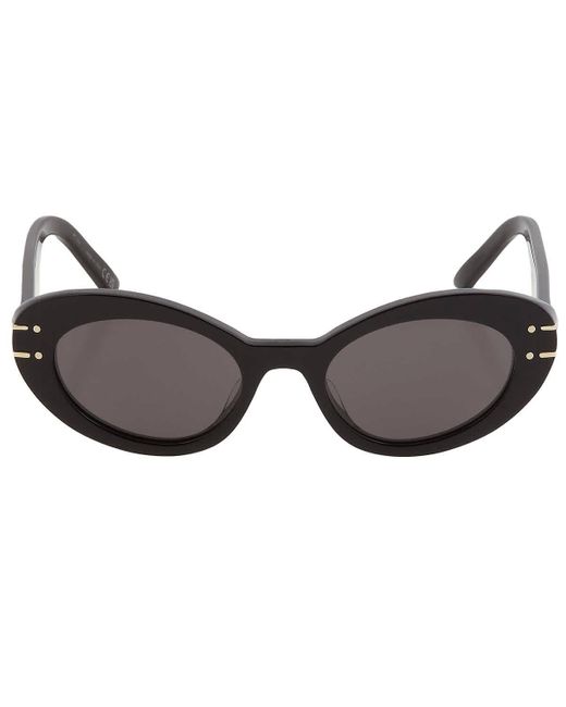 Dior Gray Grey Oval Sunglasses Signature B3u 10a0 51