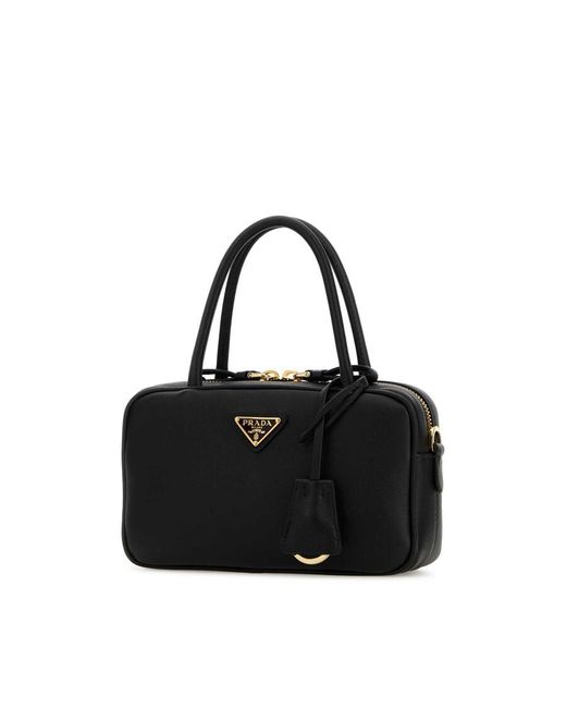 Prada Black Leather Handbag