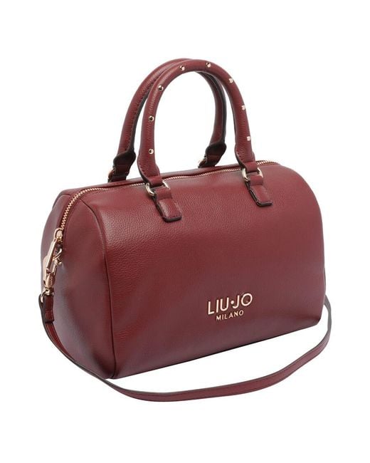 Liu Jo Red Logo Satchel
