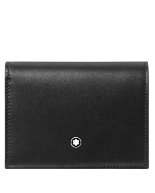 Montblanc Black Soft Nano Small Continental Wallet for men