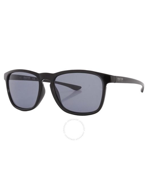 Kenneth Cole Black Smoke Rectangular Sunglasses for men