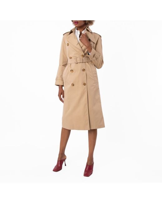 Burberry Natural Waterloo Monogram Motif Waterloo Trench Coat, Brand Size 4 Us for men
